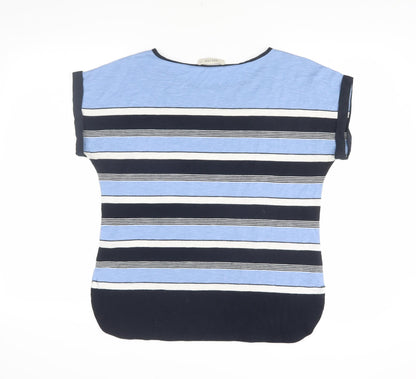 Womens UK Size M Oasis Blue Basic T-Shirt