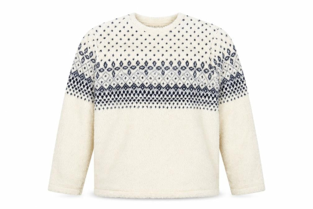 Unisex Adults UK Size 2XL Uniqlo Ivory Pullover Sweatshirt