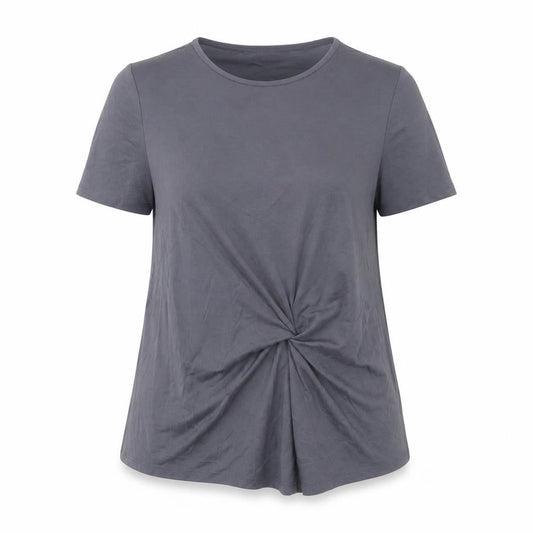 Womens UK Size 12 Marks and Spencer Grey Basic T-Shirt
