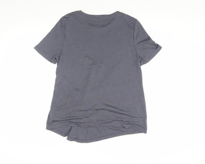 Womens UK Size 12 Marks and Spencer Grey Basic T-Shirt