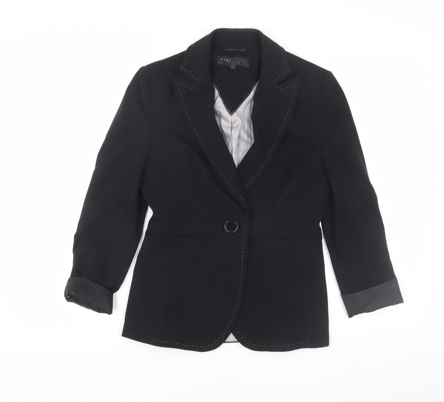 Next Black Women's Petite Blazer, Size 6, Classic Business Wear