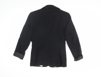 Next Black Women's Petite Blazer, Size 6, Classic Business Wear