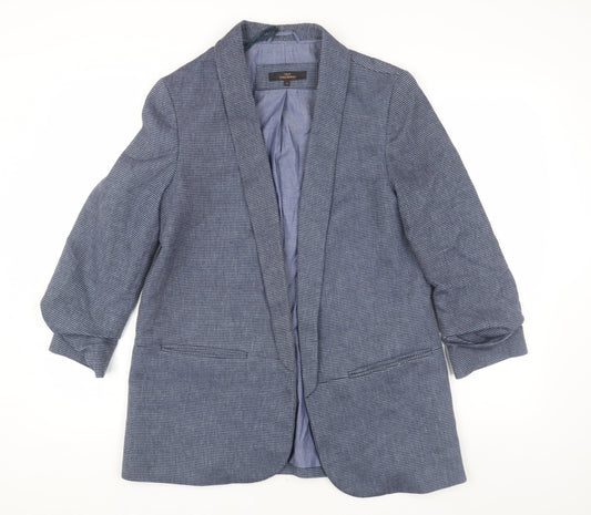 Next Women's Blue Houndstooth Blazer, Size 14