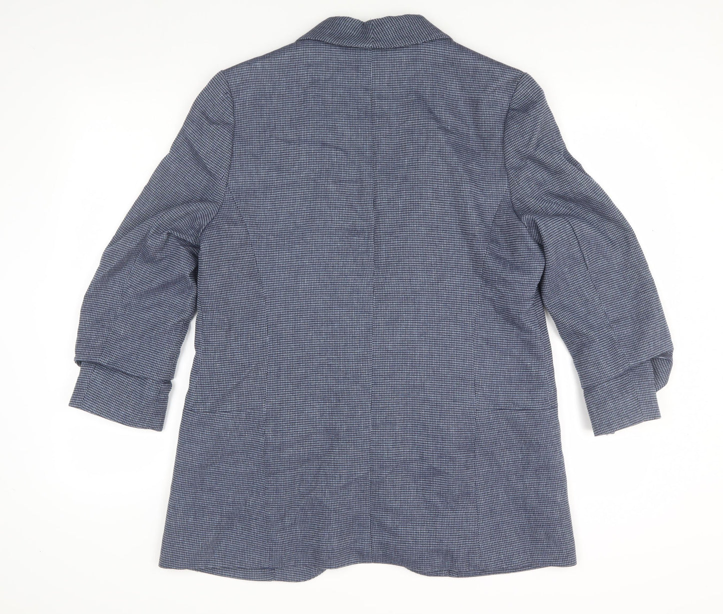Next Women's Blue Houndstooth Blazer, Size 14