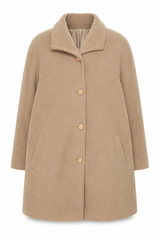 Womens UK Size 16 Klass Collection Beige Overcoat