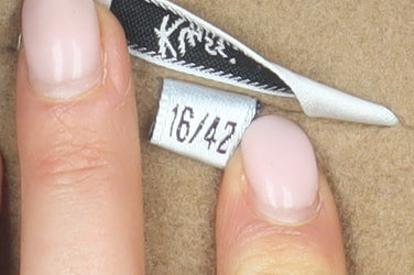 Klass Women’s Beige Wool Overcoat Size 16