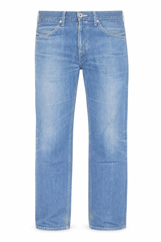 Mens UK Size M Levi's Regular Fit Straight Blue Jeans