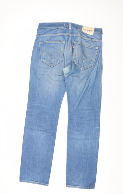 Levi's Men's Blue Straight Medium Wash Jeans M