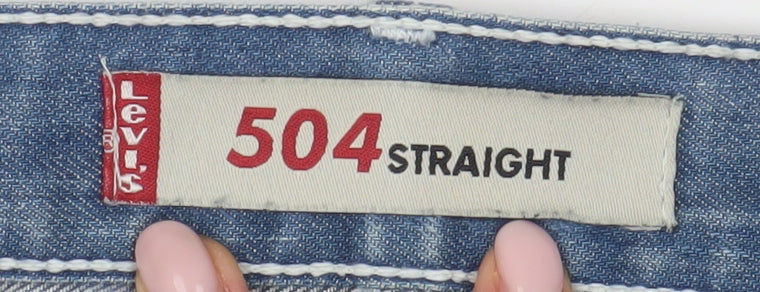 Levi's Men's Blue Straight Medium Wash Jeans M