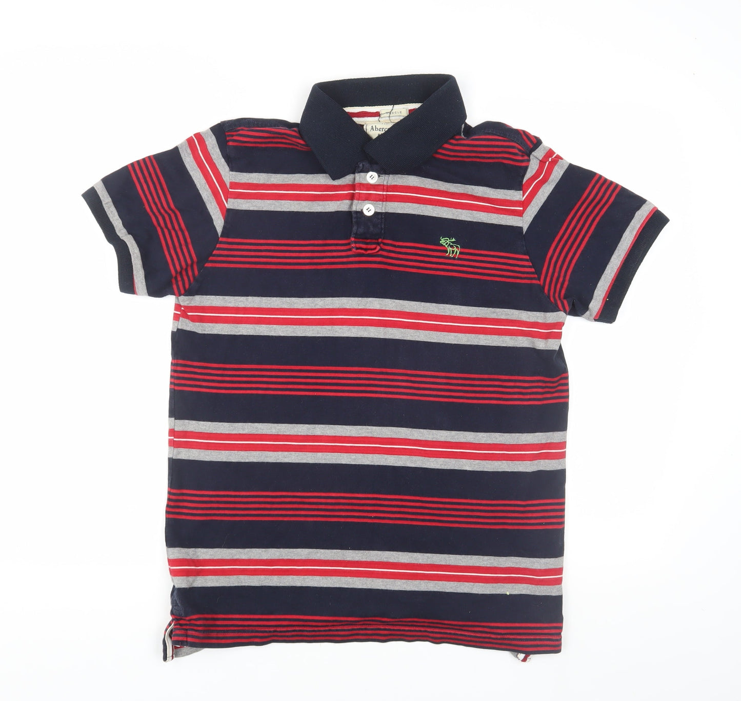 Abercrombie & Fitch Men’s Multicoloured Striped Polo M