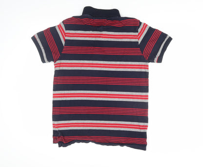 Abercrombie & Fitch Men’s Multicoloured Striped Polo M