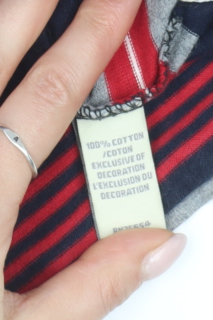 Abercrombie & Fitch Men’s Multicoloured Striped Polo M