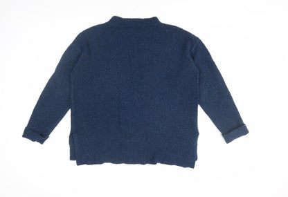 Womens UK Size M Monsoon Blue Pullover Jumper
