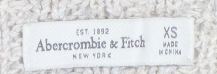 Abercrombie & Fitch Women's Ivory Cardigan XS