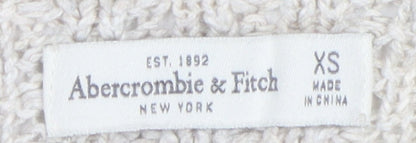 Abercrombie & Fitch Women's Ivory Cardigan XS