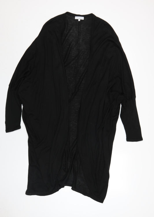 Womens UK Size 10 Red Herring Black Cardigan Jumper