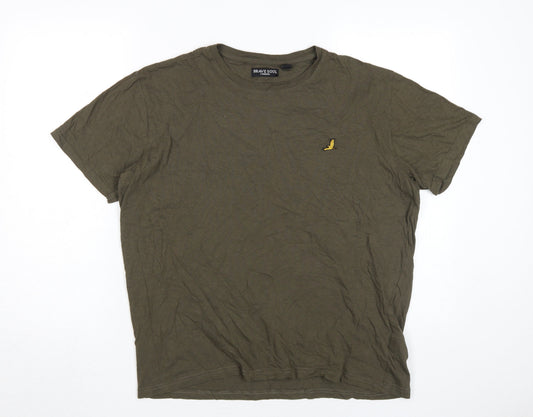 Mens UK Size L Brave Soul Green  T-Shirt