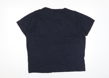Mens UK Size L Brave Soul Blue  T-Shirt