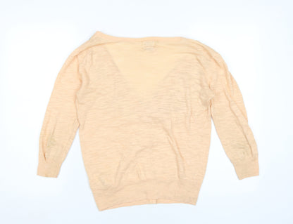Womens UK Size 10 River Island Beige Cardigan Jumper