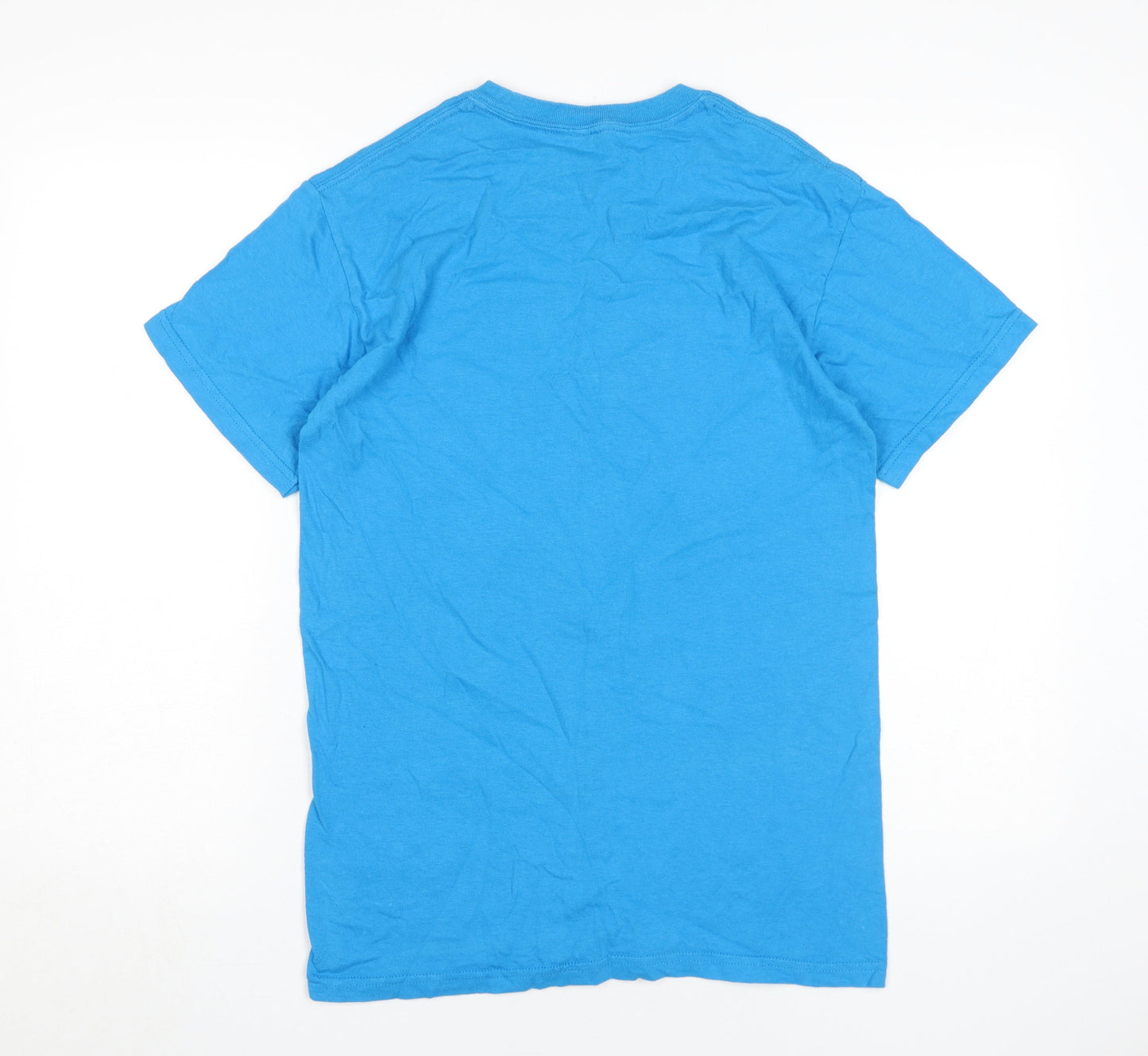 Hands On Clothing Blue Unisex T-Shirt S Casual