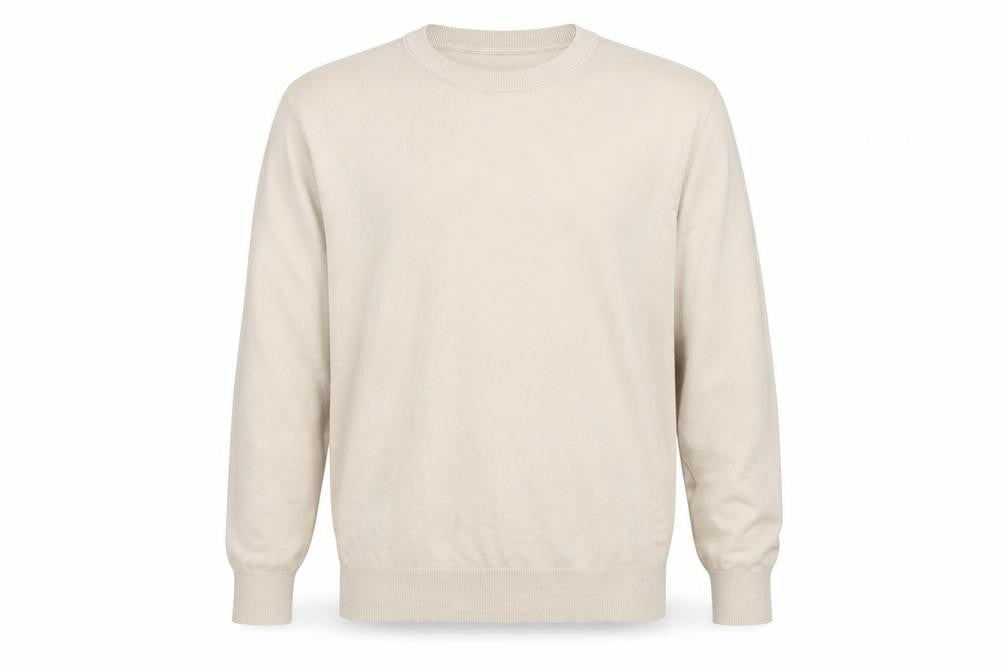 Mens UK Size XL River Island Beige Pullover Jumper