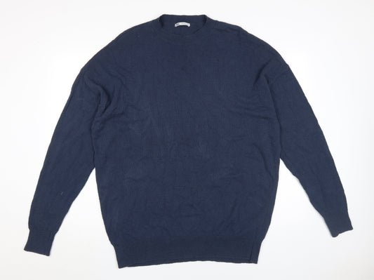 Zara Men's Blue Pullover Jumper L - Casual Knitwear