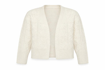 Womens UK Size M River Island Ivory Cardigan Jumper