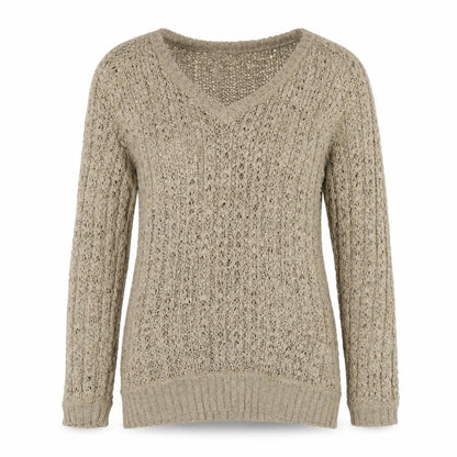 Womens UK Size 12 Savoir Beige Pullover Jumper