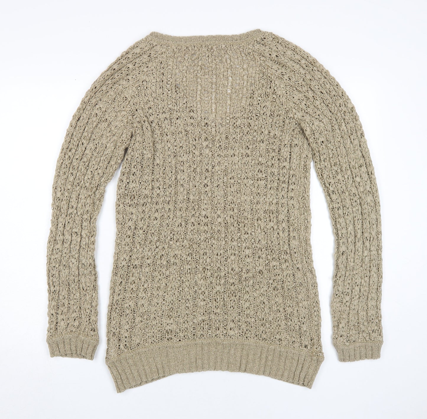 Womens UK Size 12 Savoir Beige Pullover Jumper