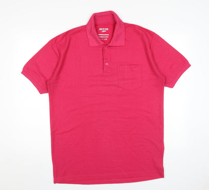 North Play Men's Red M Polo Shirt - Short Sleeve