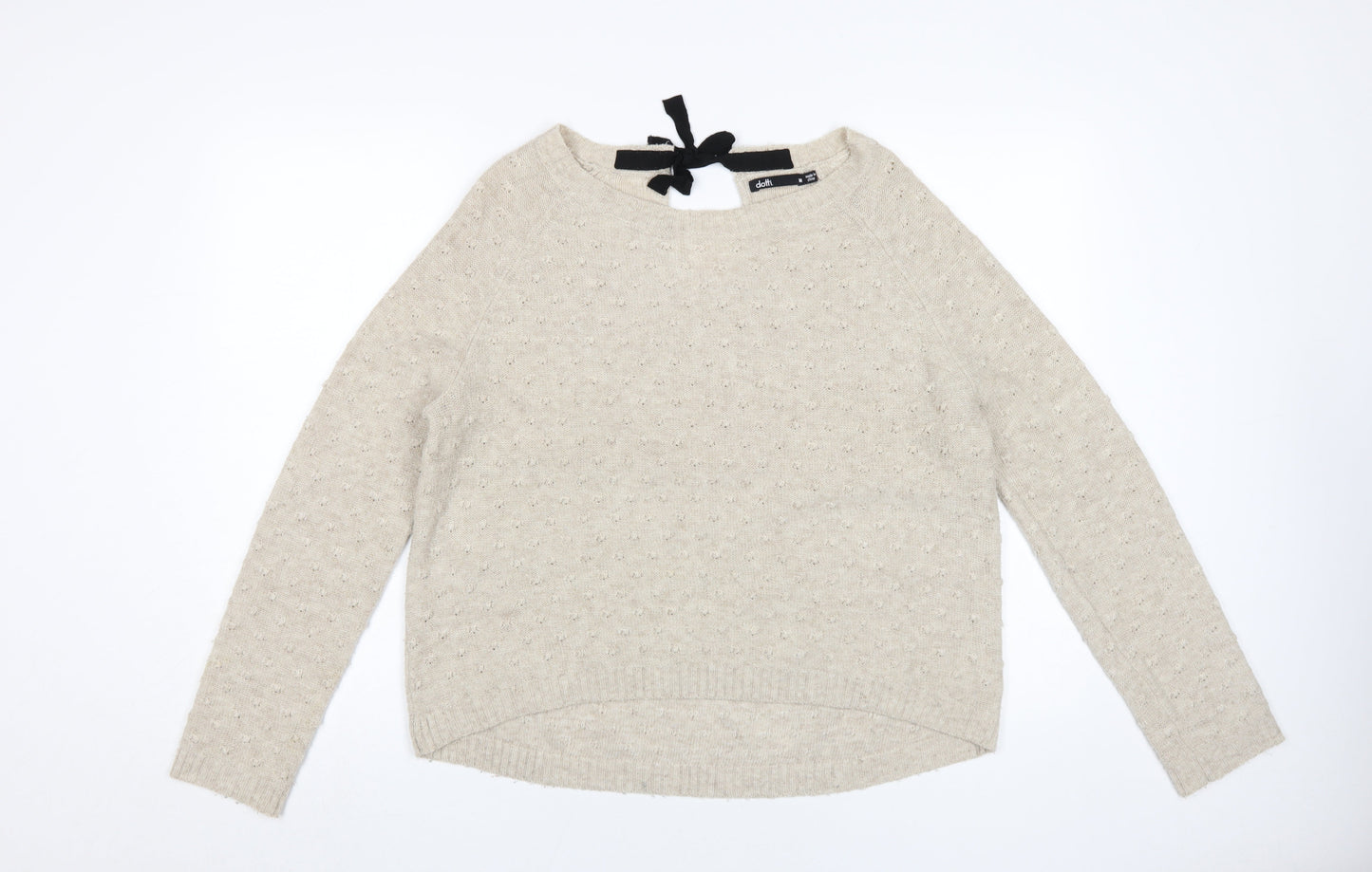 Dotti Women's Beige Pullover Jumper, Size M