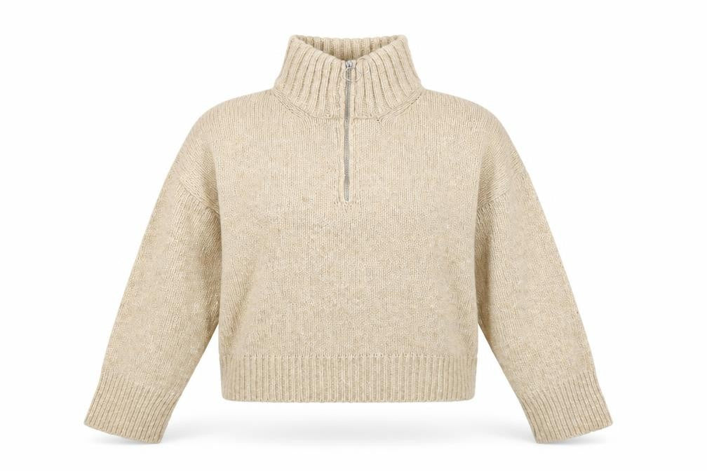 Womens UK Size S ASOS Design Beige Pullover Jumper