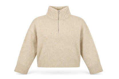 Womens UK Size S ASOS Design Beige Pullover Jumper