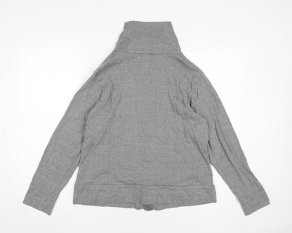 Marks & Spencer Women's Grey Full Zip Sweatshirt Size 16