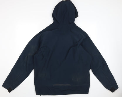 Mens UK Size M H&M Blue Windbreaker Coat
