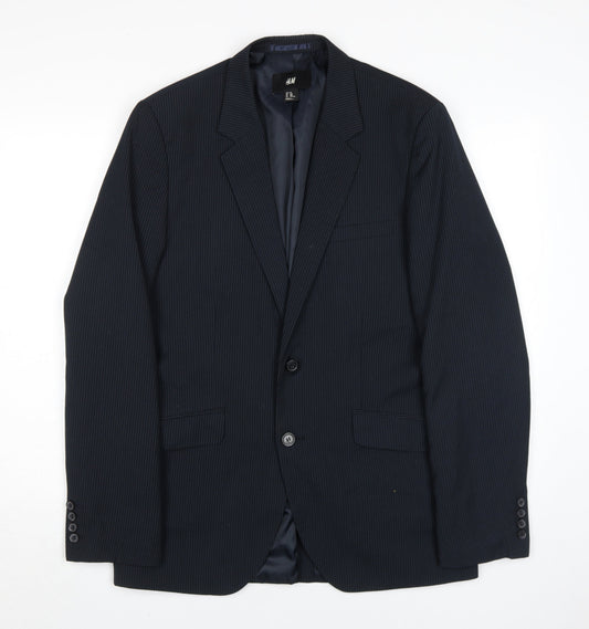 Mens UK Size 40 H&M Regular Black Suit Jacket