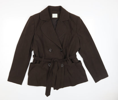 Classics Women's Brown Overcoat Size 18 for Autumn