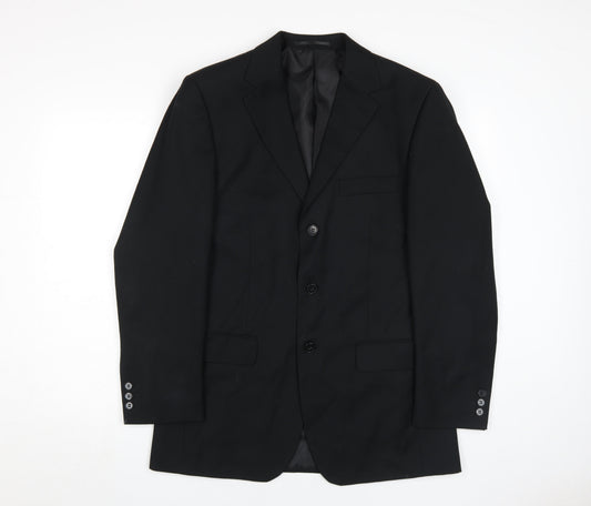 Mens UK Size 38 Scott & Taylor Regular Black Suit Jacket