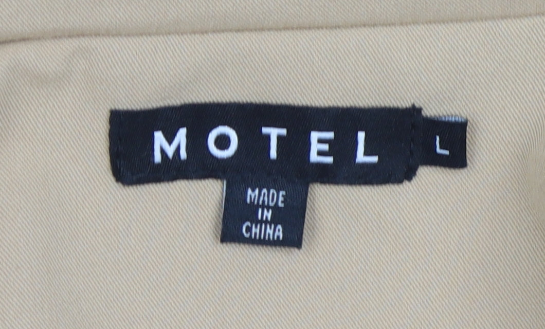 Womens UK Size L Motel Beige