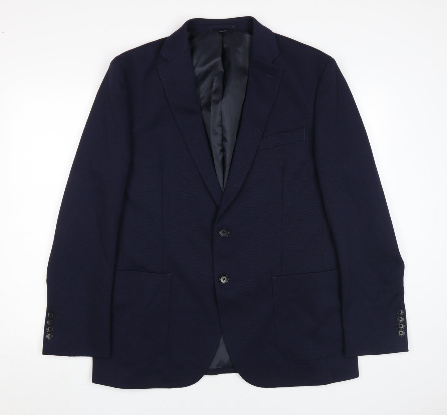 Mens UK Size 42 Marks and Spencer Regular Blue Suit Jacket