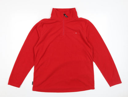 Granite Women's Red Fleece Pullover, XL, Lightweight Outdoor