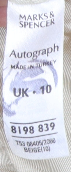 Womens UK Size 10 Marks and Spencer Beige
