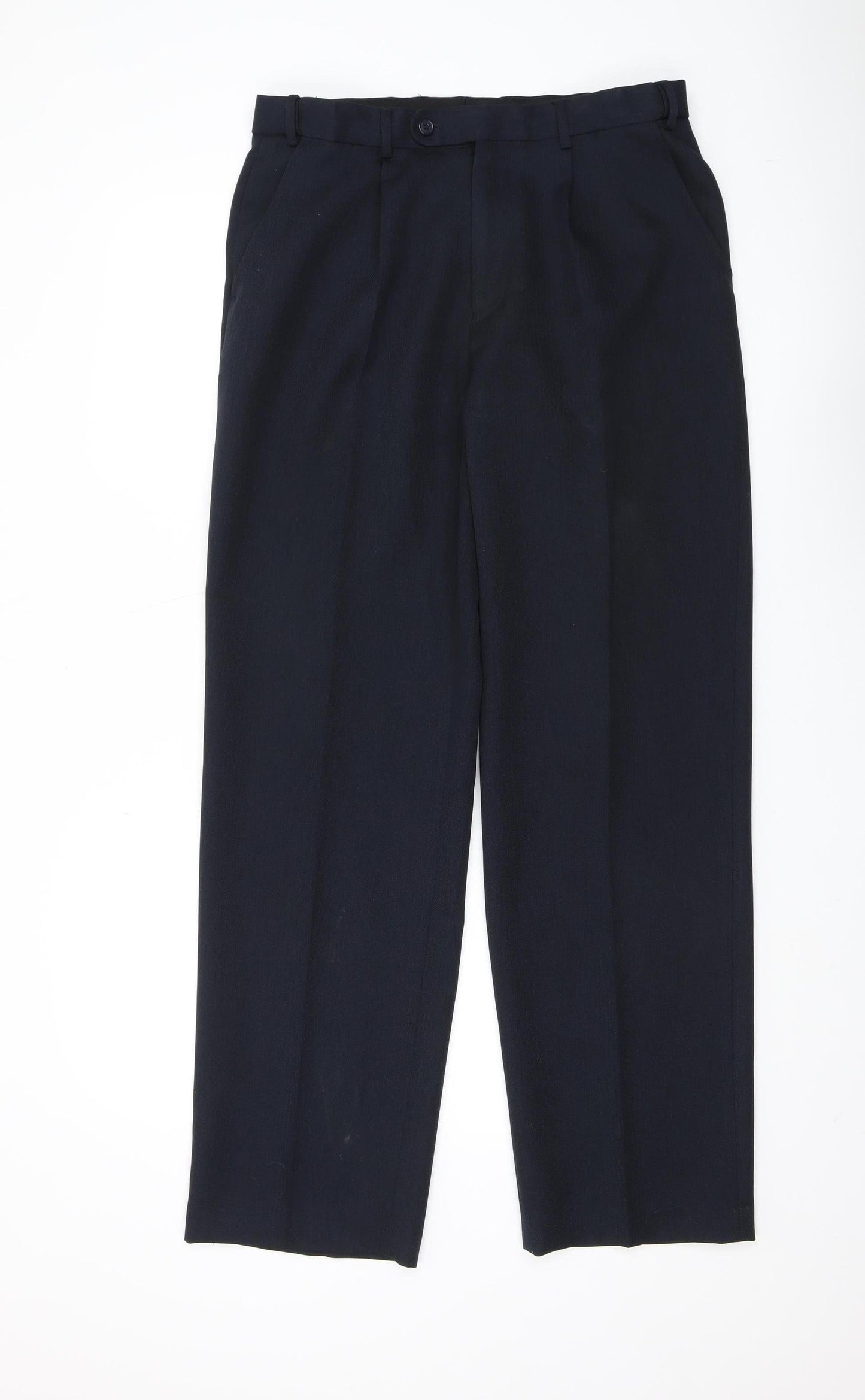 Taylor & Wright Men's Black Dress Trousers, Size 32