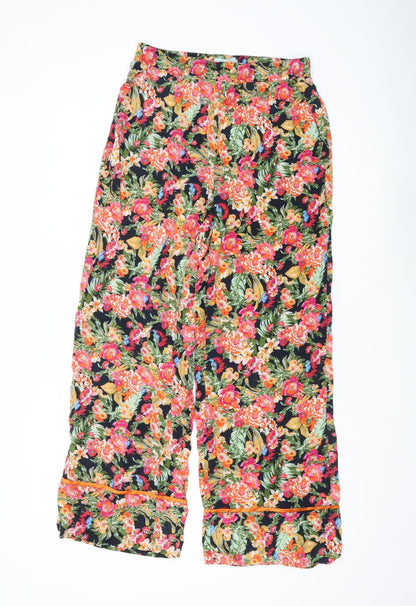 Moves Women's Multicoloured Wide-Leg Trousers - Size 10