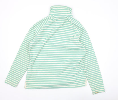 Craghoppers Women's Green Striped Pullover Sweatshirt Size 14