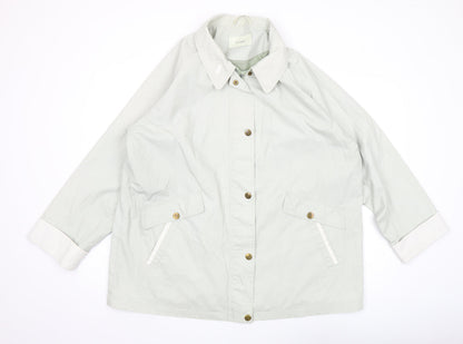 Womens UK Size 20 Isabelle Grey Basic Jacket