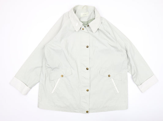 Womens UK Size 20 Isabelle Grey Basic Jacket