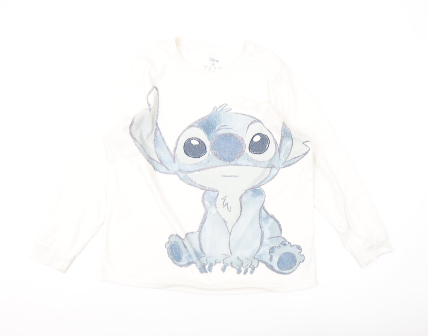 Womens UK Size S Disney White Pullover Sweatshirt