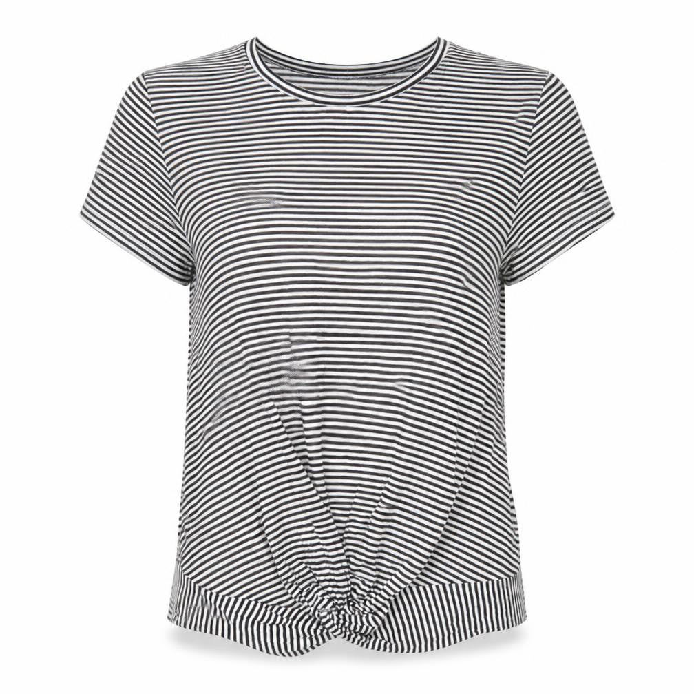 Womens UK Size L Hallhuber Black Basic T-Shirt