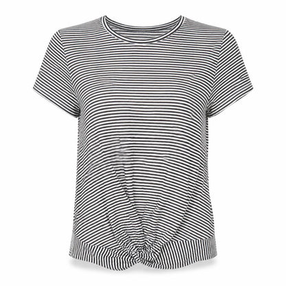 Womens UK Size L Hallhuber Black Basic T-Shirt
